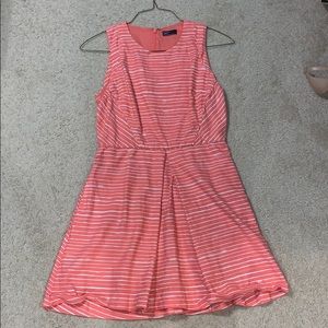 Salmon Striped Dress